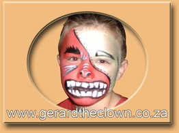 Half Monster Face Painting